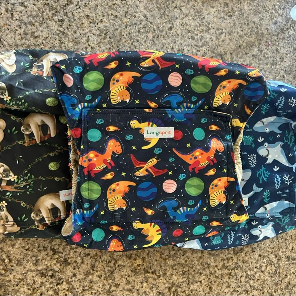 Langsprit Dog Belly Bands Set